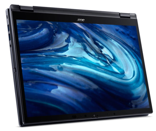 Acer TravelMate TMP414RN-41-R6EK AMD Ryzen™ 5 PRO 6650U Hybrid (2-in-1) 35.6 cm (14") Touchscreen WUXGA 16 GB DDR5-SDRAM 512 GB SSD Wi-Fi 6 (802.11ax) Windows 11 Pro Blue