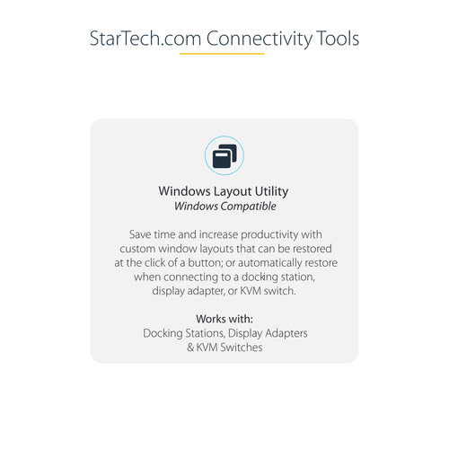 StarTech.com 3-Port USB-C MST Hub - USB Type-C to 3x HDMI Multi-Monitor Adapter for Laptop - Triple HDMI up to 4K 60Hz with DP 1.4 Alt Mode & DSC - HDR - 1ft (30cm) Cable - Windows Only