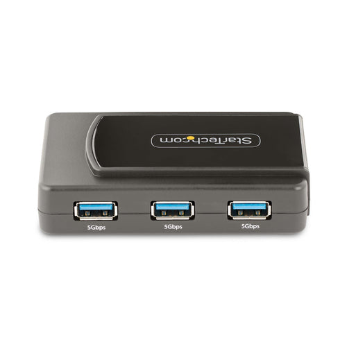 StarTech.com 7-Port USB Hub - USB 3.0 5Gbps - USB-A to 7x USB-A - Compact Self Powered USB-A Hub w/ 35W Power Supply - Desktop/Laptop USB Hub - USB Expansion Hub
