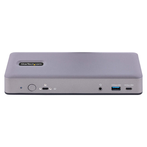 StarTech.com USB-C Docking Station, Multi Monitor HDMI/DP/USB-C Video Output, USB-C Dock, Triple Monitor 4K30/Dual 4K60 - 7-Port USB Hub, 60W Power Delivery, GbE, 3.5mm Audio - Works With Chromebook certified