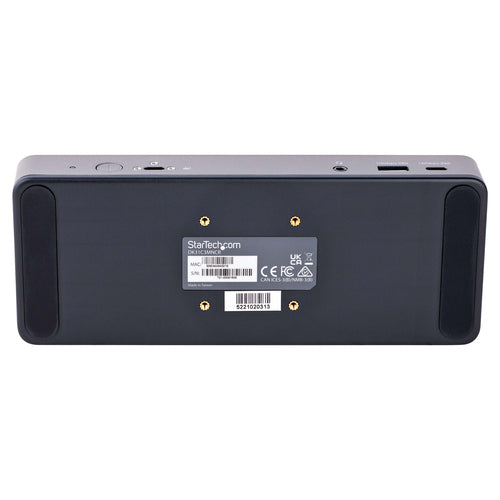 StarTech.com USB-C Docking Station, Multi Monitor HDMI/DP/USB-C Video Output, USB-C Dock, Triple Monitor 4K30/Dual 4K60 - 7-Port USB Hub, 60W Power Delivery, GbE, 3.5mm Audio - Works With Chromebook certified