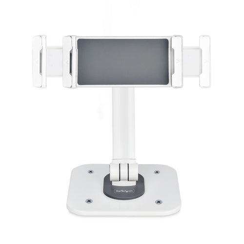 StarTech.com Adjustable Tablet Stand for Desk - Wall Mountable - Capacity 2.2lb (1kg) - Ergonomic Articulating Universal Tablet Stand - Tablet Holder for Desk Pivot/Swivel/Rotate