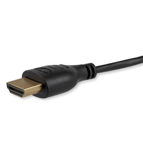 StarTech.com 3ft Mini HDMI to HDMI Cable with Ethernet - 4K 30Hz High Speed Slim Mini HDMI to HDMI Adapter Cable - Mini HDMI Type-C Device to HDMI Monitor/Display - Video Converter Cord