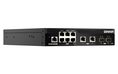 QNAP QSW-M2106R-2S2T network switch Managed L2 10G Ethernet (100/1000/10000) 1U Black