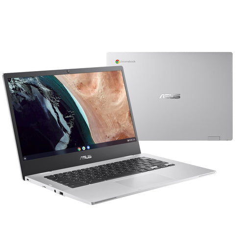 ASUS Chromebook CX1 CX1400CKA-DB44 laptop Intel® Celeron® N N4500 35.6 cm (14") HD 4 GB LPDDR4x-SDRAM 64 GB eMMC Wi-Fi 6 (802.11ax) ChromeOS Silver