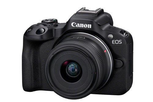 Canon EOS R50, Black + RF-S 18-45mm F4.5-6.3 IS STM Kit