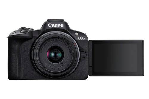 Canon EOS R50, Black + RF-S 18-45mm F4.5-6.3 IS STM Kit