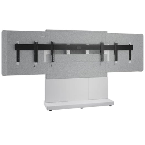 Middle Atlantic Products FM-DS-6675FS-GD8W TV mount/stand 139.7 cm (55") Grey, Silver, White