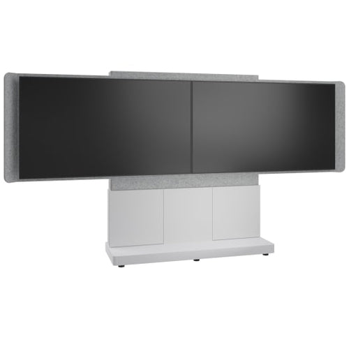 Middle Atlantic Products FM-DS-6675FS-HD8W TV mount/stand 165.1 cm (65") Grey, Silver, White