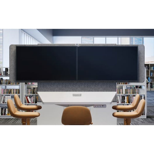 Middle Atlantic Products FM-DS-6675FS-JD8W TV mount/stand 190.5 cm (75") Grey, Silver, White