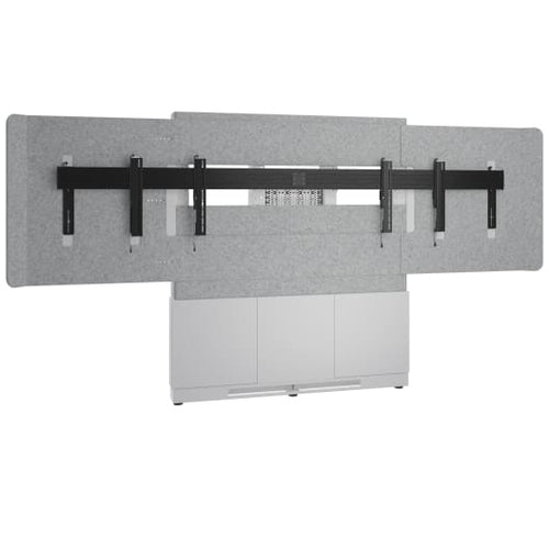 Middle Atlantic Products FM-DS-6675FW-HD8W TV mount/stand 165.1 cm (65") Grey, Silver, White