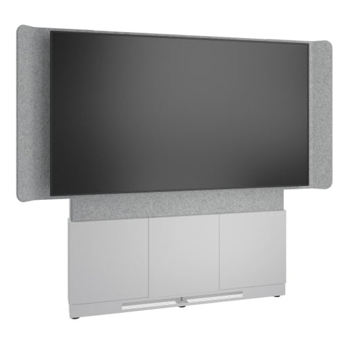Middle Atlantic Products FM-DS-6675FW-DD8W TV mount/stand 190.5 cm (75") Grey, Silver, White