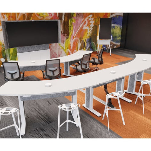Middle Atlantic Products FM-DS-6675FW-LD8W TV mount/stand 2.67 m (105") Grey, Silver, White