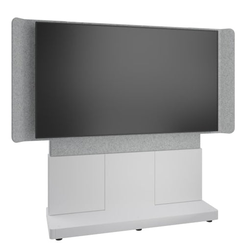 Middle Atlantic Products FM-DS-6675FS-ED8W TV mount/stand 2.16 m (85") Grey, Silver, White