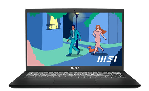 MSI Modern 15 B13M1097US Intel® Core™ i5 i5-1334U Laptop 39.6 cm (15.6") Full HD 16 GB DDR4-SDRAM 512 GB SSD Wi-Fi 6E (802.11ax) Windows 11 Home Black