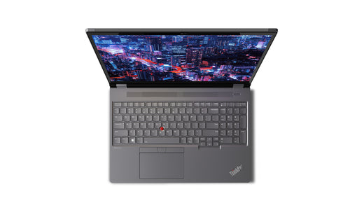 Lenovo ThinkPad P16 Gen 2 Intel® Core™ i7 i7-14700HX Mobile workstation 40.6 cm (16") WQXGA 16 GB DDR5-SDRAM 512 GB SSD NVIDIA RTX 1000 Ada Wi-Fi 6E (802.11ax) Windows 11 Pro English Grey, Black
