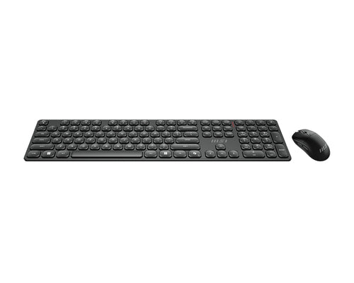 MSI FORGE K210 WIRELESS COMBO keyboard Mouse included Home/Office USB Black