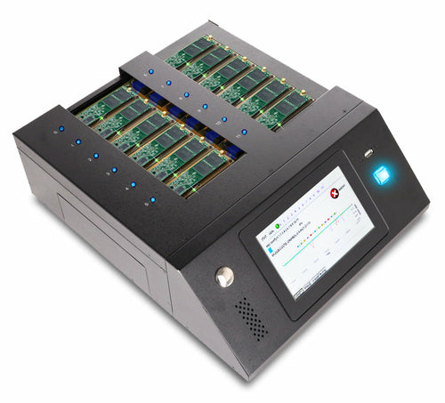 iStorage Kanguru KanguruClone 11 M.2 NVMe SSD Pro Duplicator|Supports Copying Up to 11 M.2 NVMe and M.2 SATA SSDs|Up to 25GB/min transfer rates|Powerful Erase and Disk Wipe Features |Standalone System |Detailed and downloadable system logs |