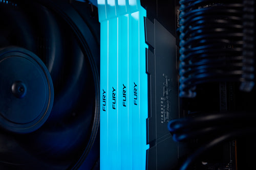 Kingston Technology FURY 8GB 3200MT/s DDR4 CL16 DIMM Renegade RGB