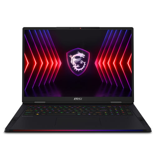 MSI Raider A18 HX A7VIG-022US AMD Ryzen™ 9 7945HX3D Laptop 45.7 cm (18") Quad HD+ 32 GB DDR5-SDRAM 1 TB SSD NVIDIA GeForce RTX 4090 Wi-Fi 7 (802.11be) Windows 11 Home Black