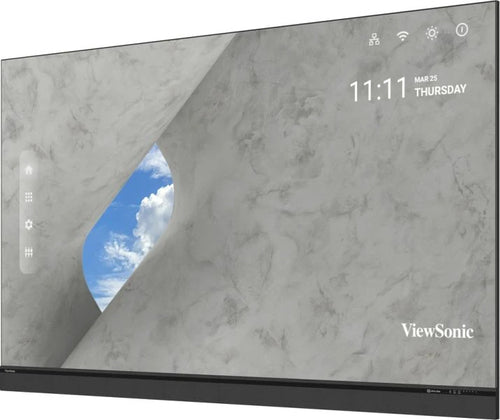 Viewsonic LDP136-071C Signage Display 3.45 m (136") LED Wi-Fi 600 cd/m² 4K Ultra HD Black Built-in processor Android 9