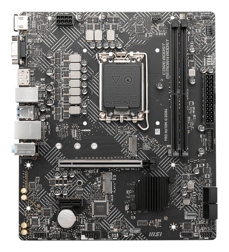 MSI PRO H610M-G DDR4 motherboard Intel H610 LGA 1700 micro ATX