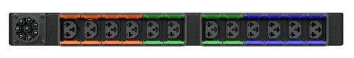 Vertiv Geist DU05M1R1-12CF17-1S02A9H00-S power distribution unit (PDU) 12 AC outlet(s) 0U Black