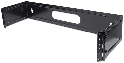 Intellinet 19" Hinged Wall Bracket, 2U, Black