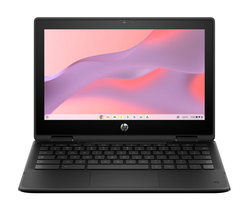 HP Fortis Flip G1m MediaTek 520 Hybrid (2-in-1) 29.5 cm (11.6") Touchscreen HD 4 GB LPDDR4x-SDRAM 32 GB eMMC Wi-Fi 6 (802.11ax) ChromeOS Black