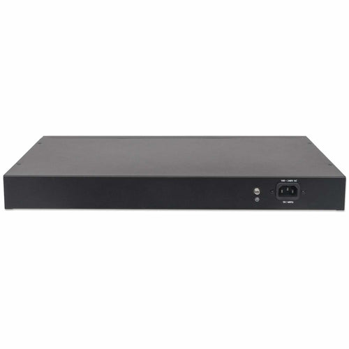 Intellinet 24-Port Gigabit Ethernet PoE+ Web-Managed Switch with 2 SFP Ports, 24 x PoE ports, IEEE 802.3at/af Power over Ethernet (PoE+/PoE), 2 x SFP, Endspan, 19" Rackmount