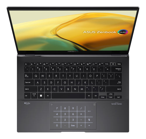 ASUS Zenbook 14 OLED UM3402YA-DS71 AMD Ryzen™ 7 5825U Laptop 35.6 cm (14") 2.8K 8 GB LPDDR4x-SDRAM 512 GB SSD Wi-Fi 6E (802.11ax) Windows 11 Home Black