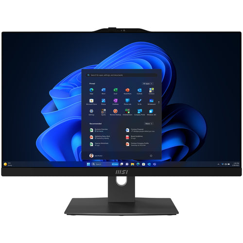 MSI Modern AM242TP 1M-1098US Intel Core 3 100U 60.5 cm (23.8") 1920 x 1080 pixels All-in-One PC 8 GB DDR5-SDRAM 512 GB SSD Windows 11 Pro Wi-Fi 6E (802.11ax) Black