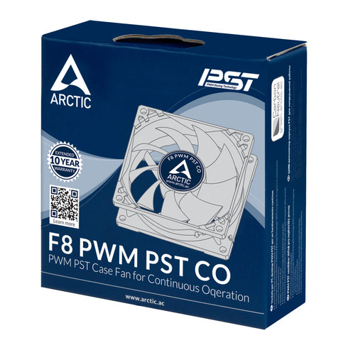 ARCTIC F8 PWM PST CO 80mm PWM with PST Case Fan for Continuous Operation