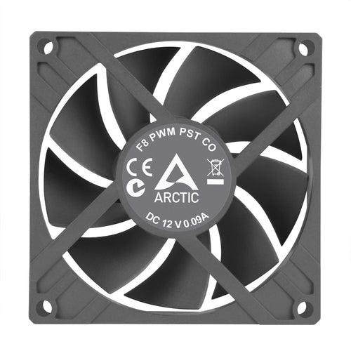 ARCTIC F8 PWM PST CO 80mm PWM with PST Case Fan for Continuous Operation