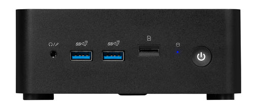 MSI Cubi NUC 13MQG-202BUS PC/workstation barebone 0.84L sized PC Black i7-1365U Intel SoC