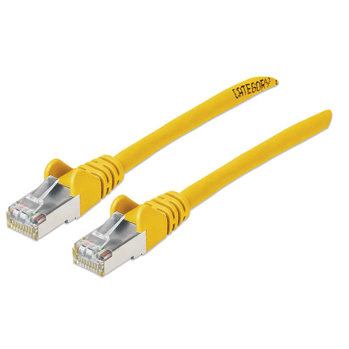 Intellinet IEC-C6AS-YLW-3 networking cable Yellow 1 m Cat6a S/FTP (S-STP)