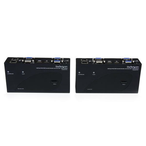 StarTech.com USB Dual VGA over Cat5 KVM Console Extender - 650 ft / 200m
