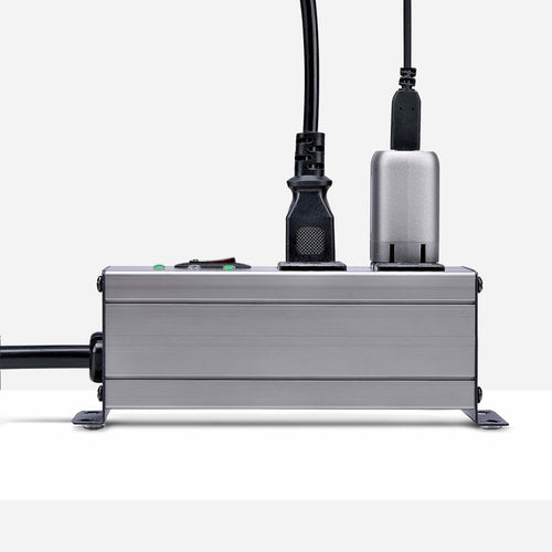 StarTech.com 4-Outlet Industrial Power Strip 125V/15A, EMI/RFI Isolation, Surge Protection, Mountable PDU, Attached 8ft/2.4m Power Cord, NEMA 5-15P/R, UL Listed