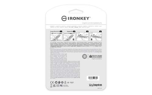 Kingston Technology IronKey 32GB Keypad 200, FIPS 140-3 Lvl 3 AES-256 Hardware Encrypted