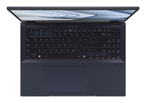 ASUS B5604CMA-XS76 Intel Core Ultra 7 155U Laptop 40.6 cm (16") WQXGA 32 GB DDR5-SDRAM 512 GB SSD Wi-Fi 6E (802.11ax) Windows 11 Pro Black