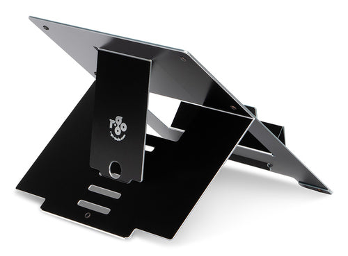 R-Go Tools Laptop stand R-Go Riser Flexible, adjustable folding laptop riser, ergonomic, Hylite aluminum, black