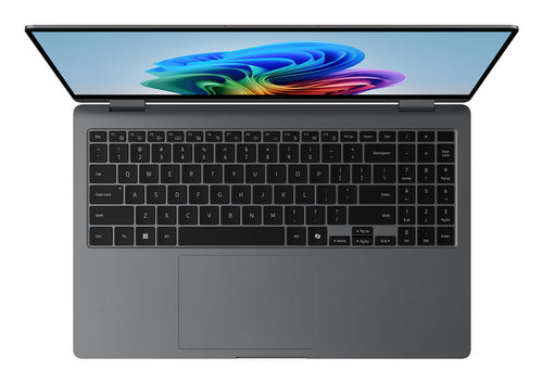 Samsung Galaxy Book5 360 Intel Core Ultra 7 256V Hybrid (2-in-1) 39.6 cm (15.6") Touchscreen Full HD 16 GB LPDDR5x-SDRAM 512 GB SSD Wi-Fi 7 (802.11be) Windows 11 Pro Grey