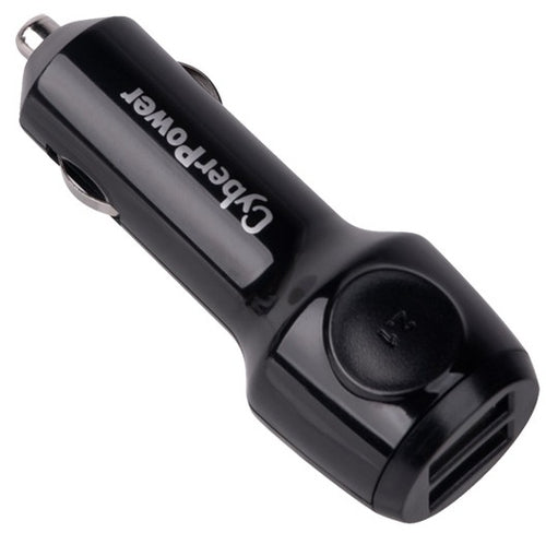 CyberPower CPTDC2U mobile device charger Mobile phone, MP3, MP4, PDA, Tablet Black Cigar lighter Auto