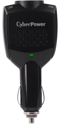 CyberPower CPTDC2U1DCRC1 mobile device charger Mobile phone, MP3, MP4, PDA, Tablet Black Cigar lighter Auto