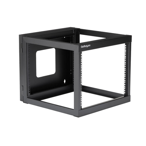StarTech.com 8U Hinged Open Frame Wall-Mount Server Rack - 22 in. Deep