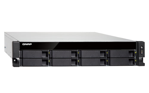 QNAP TS-877XU-RP NAS Rack (2U) AMD Ryzen™ 3 1200 4 GB DDR4 0 TB QNAP Turbo System Black