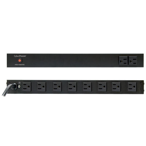 CyberPower PDU15B2F8R power distribution unit (PDU) 10 AC outlet(s) 1U Black