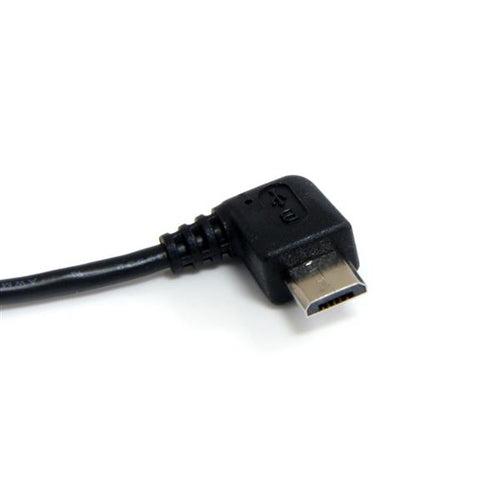 StarTech.com 3 ft Micro USB Cable - A to Right Angle Micro B