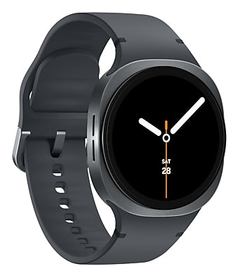 Samsung Galaxy Watch 8 3.3 cm (1.3") AMOLED 40 mm Digital 438 x 438 pixels Touchscreen 4G Graphite Wi-Fi GPS (satellite)
