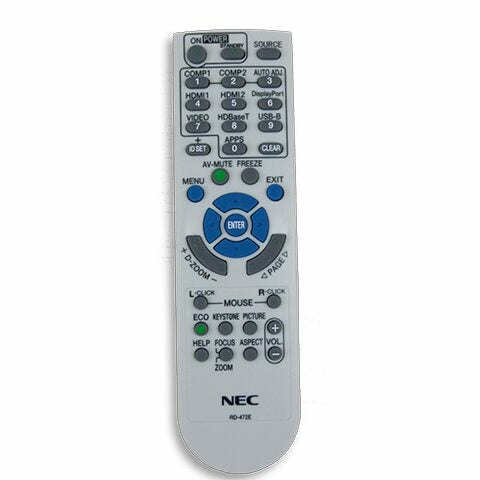 NEC RMT-PJ38 remote control Projector Press buttons
